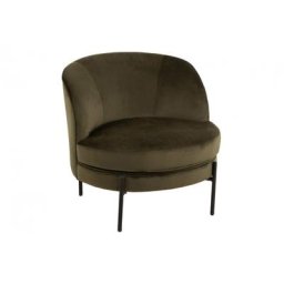 Fauteuil DULZURA textile / bois Vert