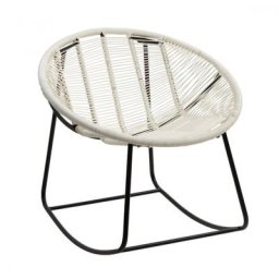 Chaise à Bascule PAMELA / Blanc