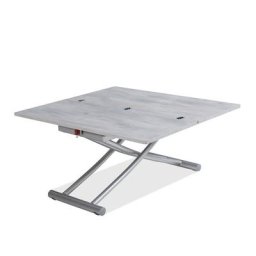 Table relevable extensible COLIBRI ultra compacte mélaminé finition vintage 100 x 45/90 cm