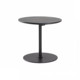 INNOVATION LIVING KIFFA table extensible design diamètre 45 cm chêne noir