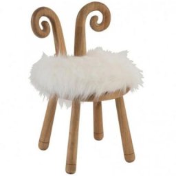 Chaise en bois ZAZA Oreille de Mouton