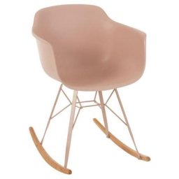 Chaise à Bascule Rocky Nude Rose