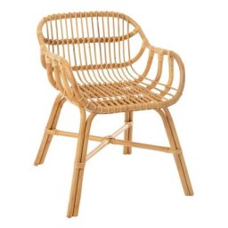Chaise NEA en bambou / rotin naturel