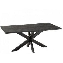 Table à manger MILENA Manguier Bois Noir