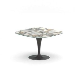 Table extensible BRAVO en Céramique Or Beauté et Métal Verni Bronze