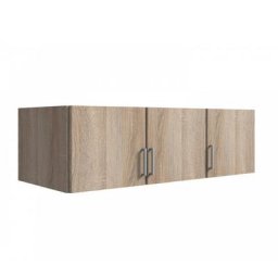 Surmeuble LAVAL finition chêne 135 x 58 cm 3 portes
