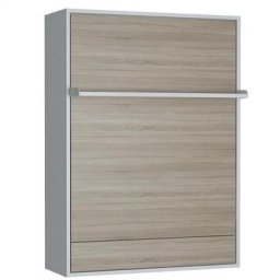 Armoire lit escamotable avec tablette RIVIERA Couchage 160*200 cm