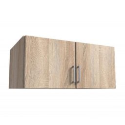 Surmeuble LAVAL chêne 91 x 58 cm 2 portes