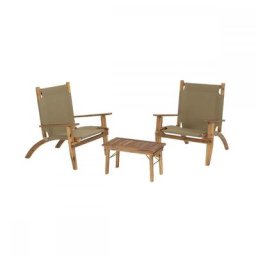Salon de jardin WOOT en bois acacia 2 personnes