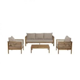Salon de jardin WOOT en bois acacia 5 personnes