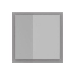 Miroir mural ELODIE en verre transparent couleur gris-fumé
