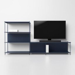 Etagère et meuble TV MUSA Bleu