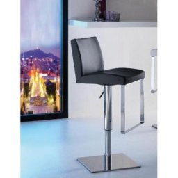 Chaise de bar MAXIM design noir