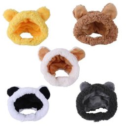 A0KE – chapeau amusant avec oreilles pour animal de compagnie accessoire Photo adapté aux chats et
