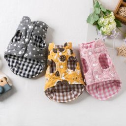 Cardigan en laine chaud pour animaux de compagnie veste de dessin animé mignon manteau pour petit