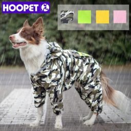 HOOPET – combinaison imperméable pour chien manteau de pluie pour chiens manteau pour animaux de