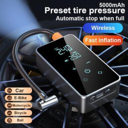 Mini Injecteur d'Air Électrique Portable 150psi Pompe à Air pour Voiture décent brateur Numérique