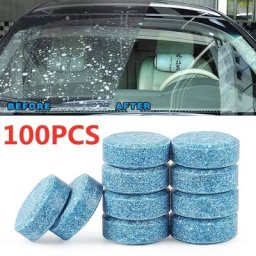 Nettoyant solide pour pare-brise de voiture essuie-glace tablettes effervescentes verre livres