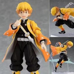 Figurine de dessin animé Demon Slayer 14cm Kamado Tanjirou Nezuko Agatsuma Zenitsu mobile