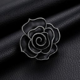 Broches en émail pour femme et fille classique Vintage Rose fleur Badges fashion camélia