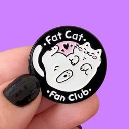 Dessin animé Anime Chat Fan Club Émail Broche Sac À Dos Chapeau Sac Épinglettes épingles Femmes