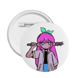 Broche de jeu Aubrey Omori bouton doux broche personnalisable amis bouton souple créatif