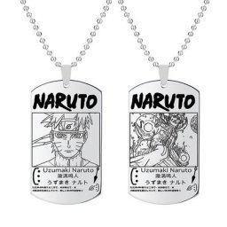 Collier avec pendentif de personnage de dessin animé japonais Konoha Ninja Village Akatsuki Itachi