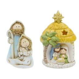 K92A – Figurine en résine pour décoration de la maison jésus berceau K92A