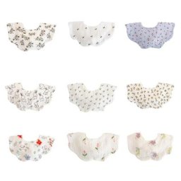 Bavoir absorbant en coton unisexe pour bébés filles et garçons style coréen H37A