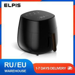 ELPIS 4L électrique air fryer multifonctionnelle Friteuse sans huile Affichage LED Four à