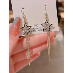 Boucles d'oreilles Vintage en forme d'étoiles et de goutte pour femmes bijoux à la mode Arc