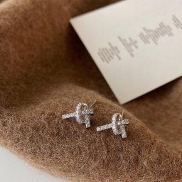 Petites boucles d'oreilles en Zircon pour femmes bijoux féminins simples mode coréenne