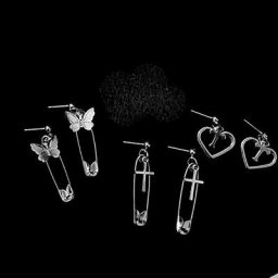 Boucles d'oreilles pendantes papillon pour femmes épingles en métal Harajuku bijoux d'oreille