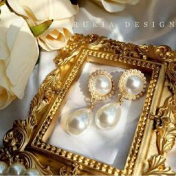 SHMIK-Boucles d'oreilles baroques vintage pour femmes et filles perle exquisiste boucle d'oreille