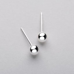 Bijoux en argent Sterling 925 boucles d'oreilles simples Mini boule sphérique mode bijoux fins