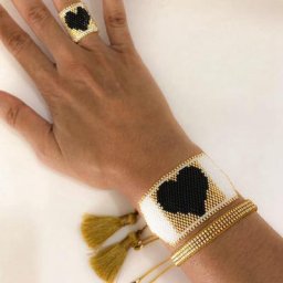 Go2boho – Bracelets Miyuki en forme de cœur bijoux pour femmes cadeau de saint-valentin perles