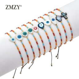 ZMZY-Bracelet bohème vintage pour femmes et filles joli bijou bohème perles ata yuki coquillage
