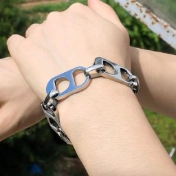 Ensemble de bracelets et de colliers de chaîne de couple pour hommes et femmes conception célèbre