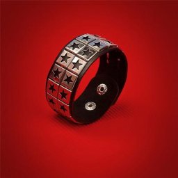 Bracelets en cuir Pu à Double étoile pour hommes et femmes Style années 80 tendance Punk cadeaux