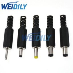 Adaptateur de connecteur de baril d'alimentation CC à souder mâle prise de connecteur Jack