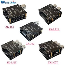 ZK-302 ZK-302T ZK-LT21 ZK-152 ZK-152T Bluetooth Audio Digital Power Amplifier Board Tech avec High