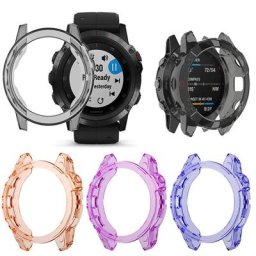 Coque de protection en TPU souple pour Garmin Fenix 6X Pro 6S 6 7S 7 5S 5 5X Plus cadre de