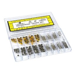 Ensemble d'outils étanches en acier inoxydable pour horlogers couronne de montre barre à ressort