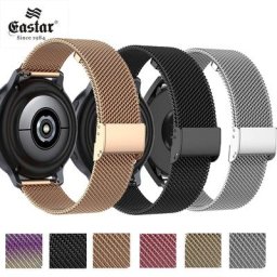Bracelet milanais pour Samsung Galaxy Watch 20mm 22mm Active 2 Active 3 S3 42mm 46mm