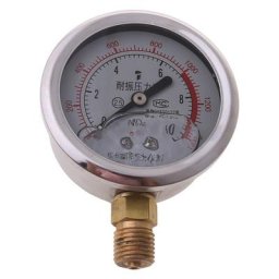 Manomètre portable pour eau gazole diamètre de 60mm 0.25 pouces 0-60MPa