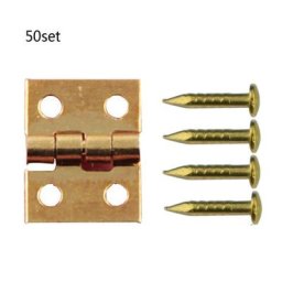 Charnières à bout pour boîte à bijoux 50 pièces Mini-armoire tiroir petit bijou avec vis