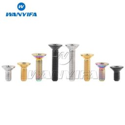 Wanyanza-Boulons en titane M4x8 12 10 15 20mm pour vélo 1 pièce