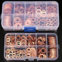 Kit de joints d'étanchéité en cuivre avec boîte rondelle jeu d'1948 et de boulons joint à anneau