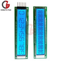 Carte d'affichage LCD éventuelles I 10 chiffres 16 segments technologie avec rétro-éclairage DC 5V