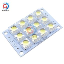 Panneau LED Piranha blanc Super brillant DC 3V-5V 12 Bits lumières de nuit Module de lampe